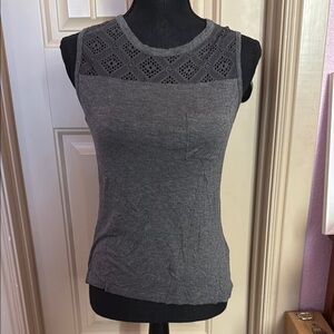glitz stylish grey tank top